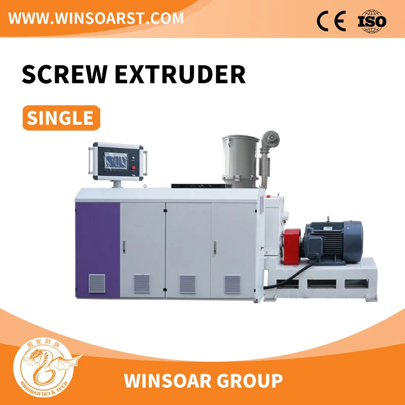 Sj55/30 Single Screw Extruder Plastic Machinery for Making PE PP Pipe