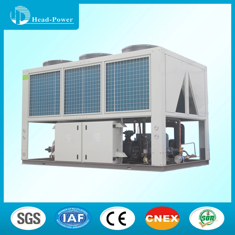 200kw Air Cooled High Static Pressure Duct Screw Water Chiller