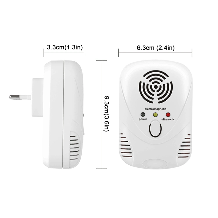 Pest Repeller ultrasónico electrónica, el ratón Plug repelente en el control de plagas con la UE Nosotros Au Enchufe multifuncional efectivas moscas mosquitos Pest Repeller