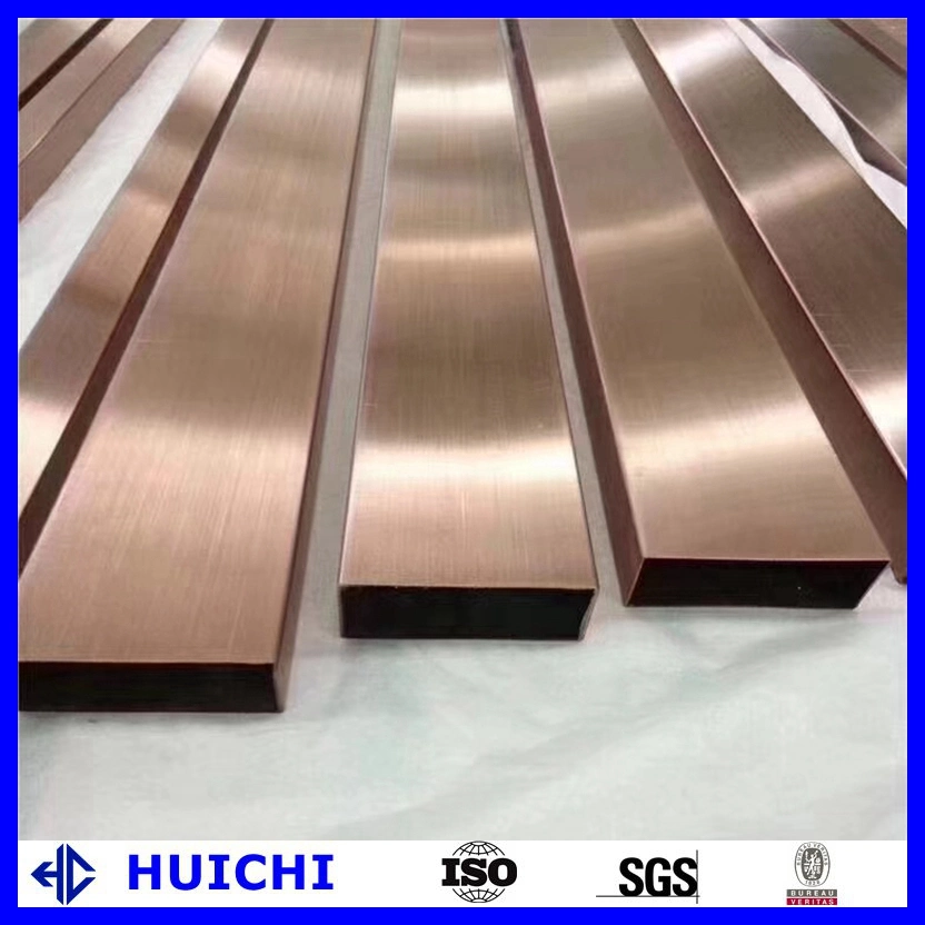 Color Mirror Metal Stainless Steel Extrusion Profile