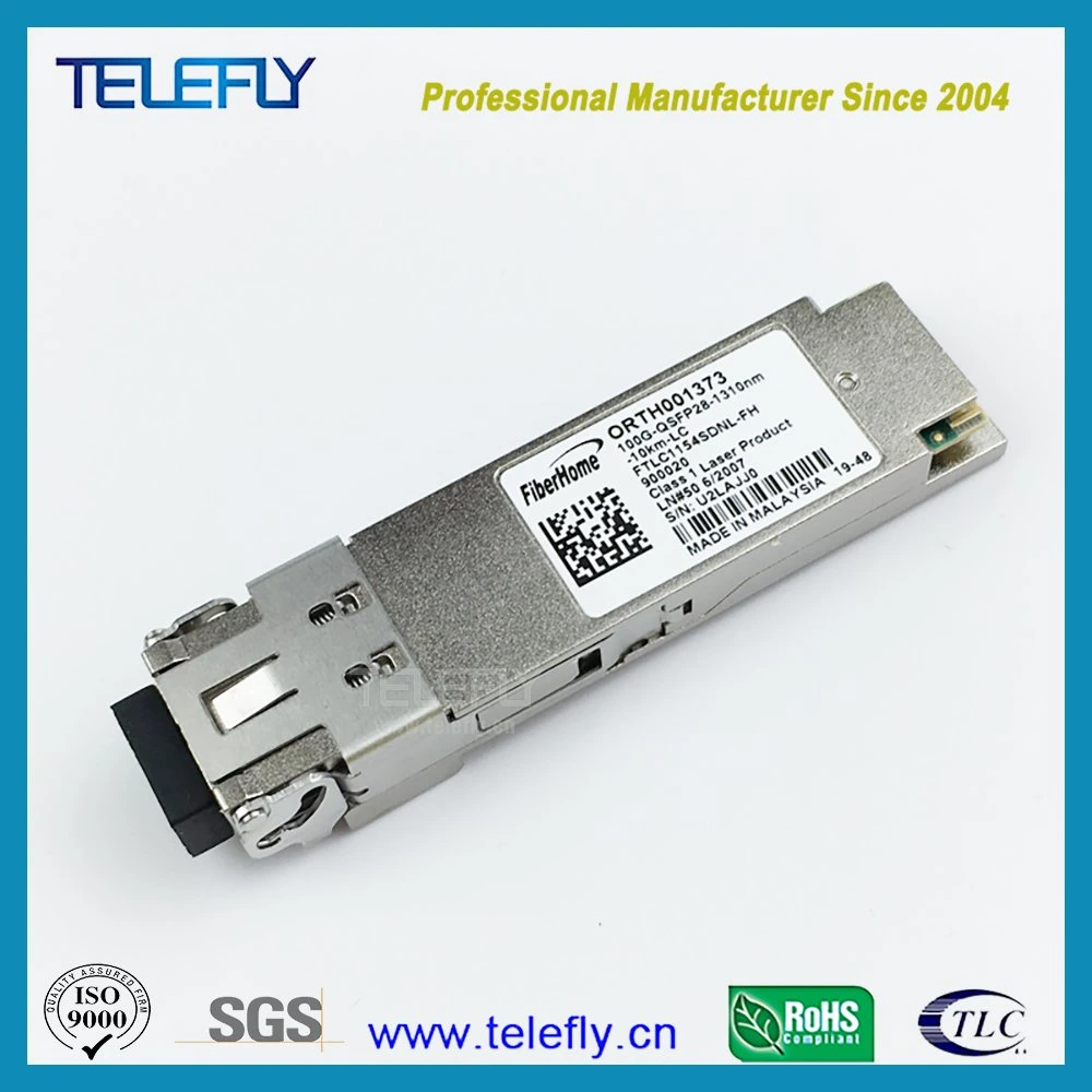 100g-Qsfp28-1310nm-80km Fiberhome Optical Transceiver Ftlc1154sdnl