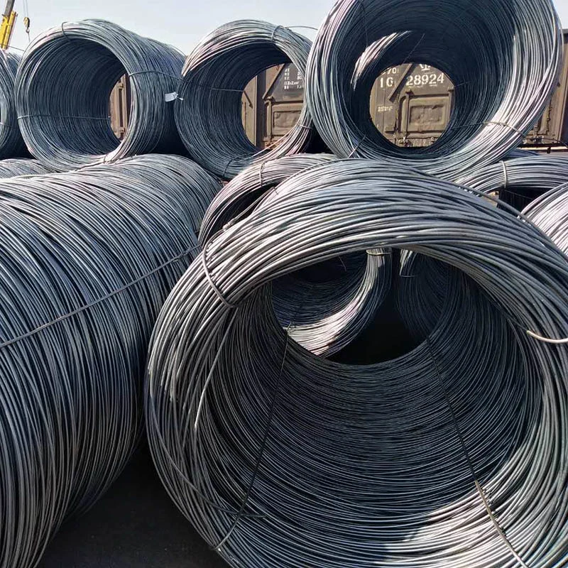 Hot Rolled Steel Wire Rod High/Low Carbon Q195 Q235 SAE1008 6.5mm 8mm 10mm 12mm