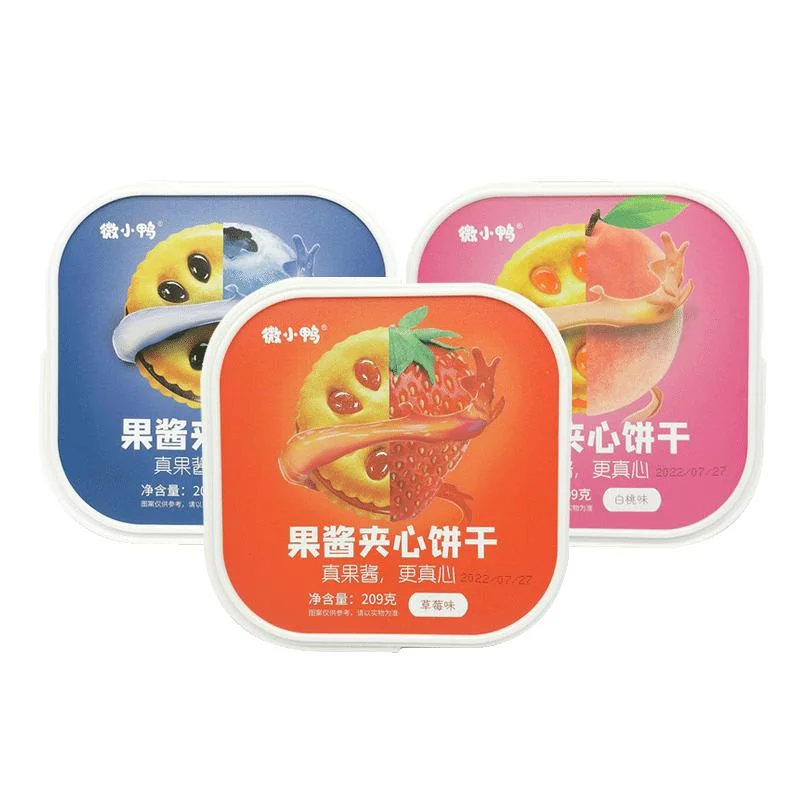 Confiture de fruits Quyuan craquelins Biscuits Biscuits Candy 209g