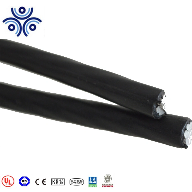 0.6/1kv Duplex Overhead Service Drop ABC Cable Wire with ANSI/Icea S-76-474 Standard