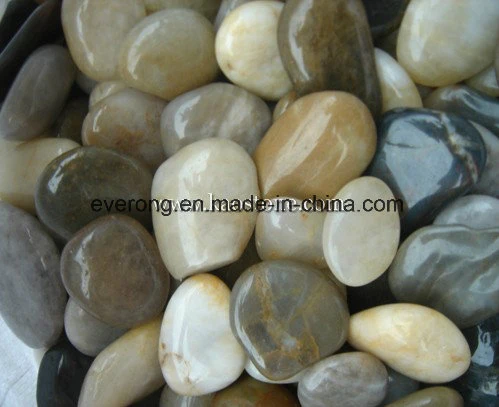 Oversize Natural Landscaping River Stone Pebbles with Mixed Color