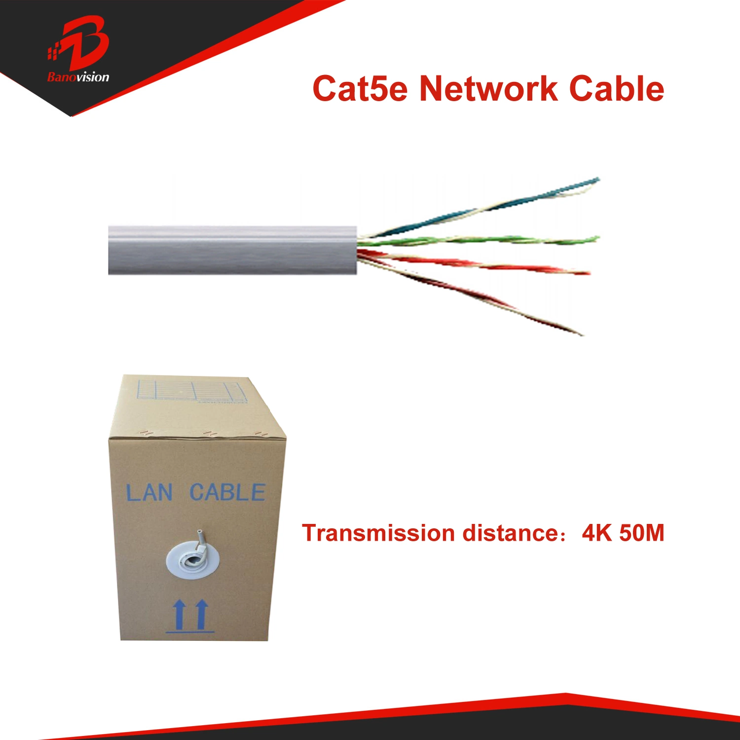 Security Surveillance Cat5 LAN Network Coaxial Cable