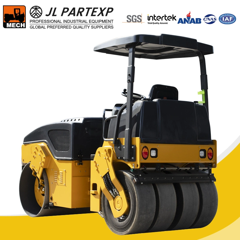 6 Ton Hydraulic Tandem Vibratory Road Roller Combination Compactor Machine with Cheap Price