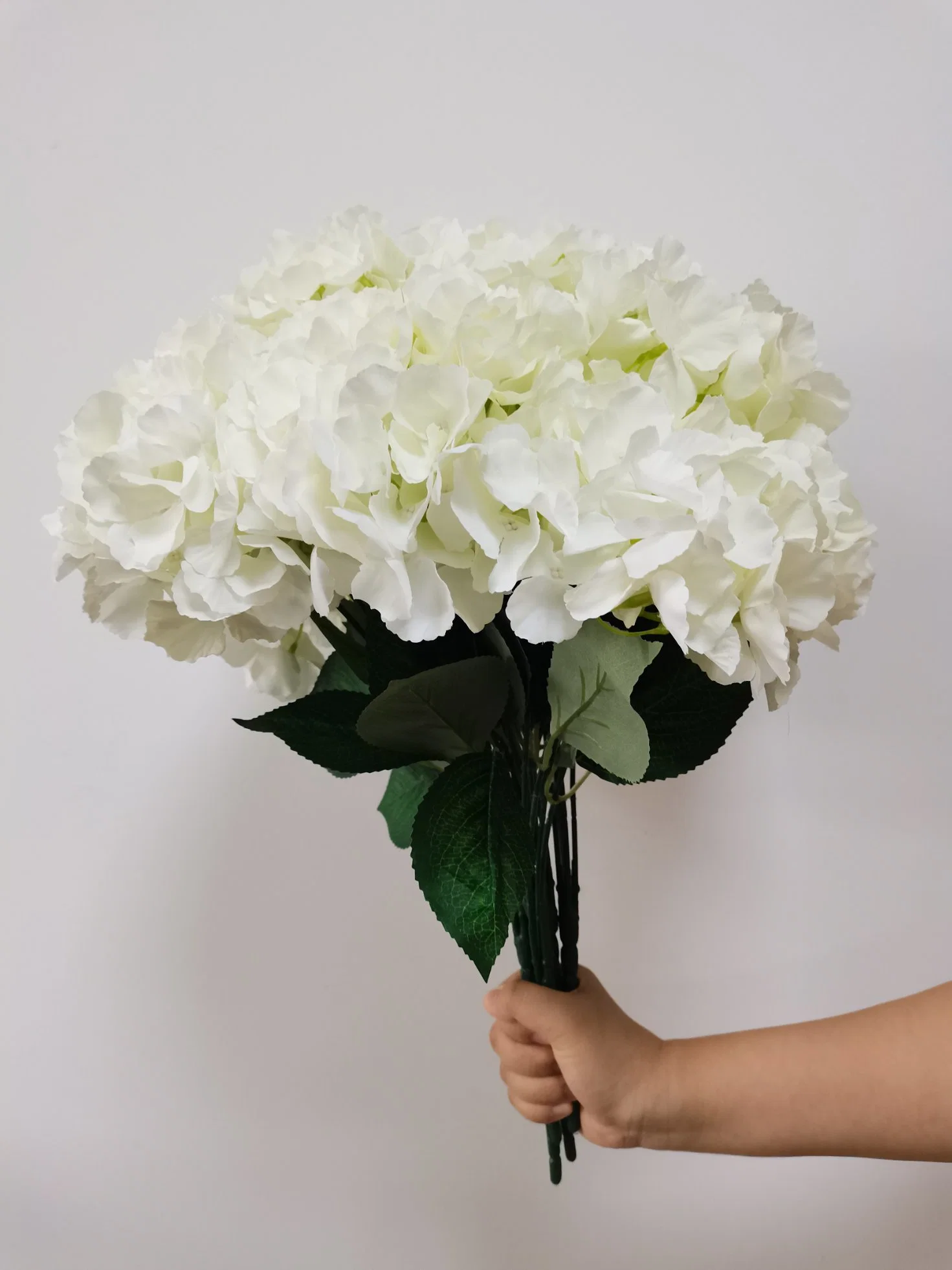 Hogar decoración de Boda Flor artificial de Hydrangea Blanca