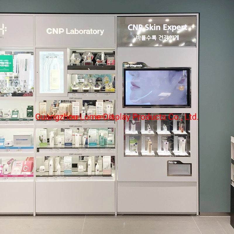 Showcase Makeup Kiosk Decorative Furniture Counter Design Skincare Shop Fitting and Display