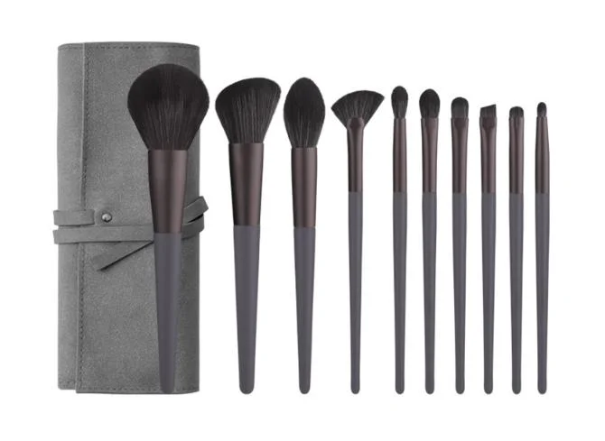 12PCS Wholesale/Supplier Factory Direct Makeup Brush Kit Cosmetic Tool Set in Synthetic Hair