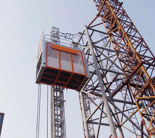 La construcción de la construcción de la jaula único ascensor
