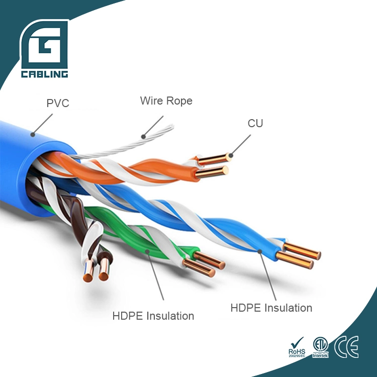 Gcabling Communication CAT6A CAT6 Cat5e Cable 1000FT UTP Network LAN Wire Cable Making Machine