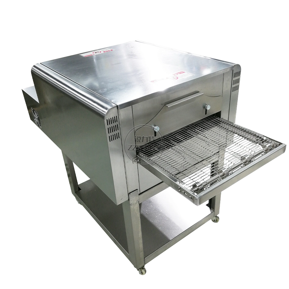 OEM Commercial 300c Kettenfahrzeug Pizza Backofen Automatische Lebensmittelbackautomaten Ausstattung Brotbacken Steak Bäckerei Backofen