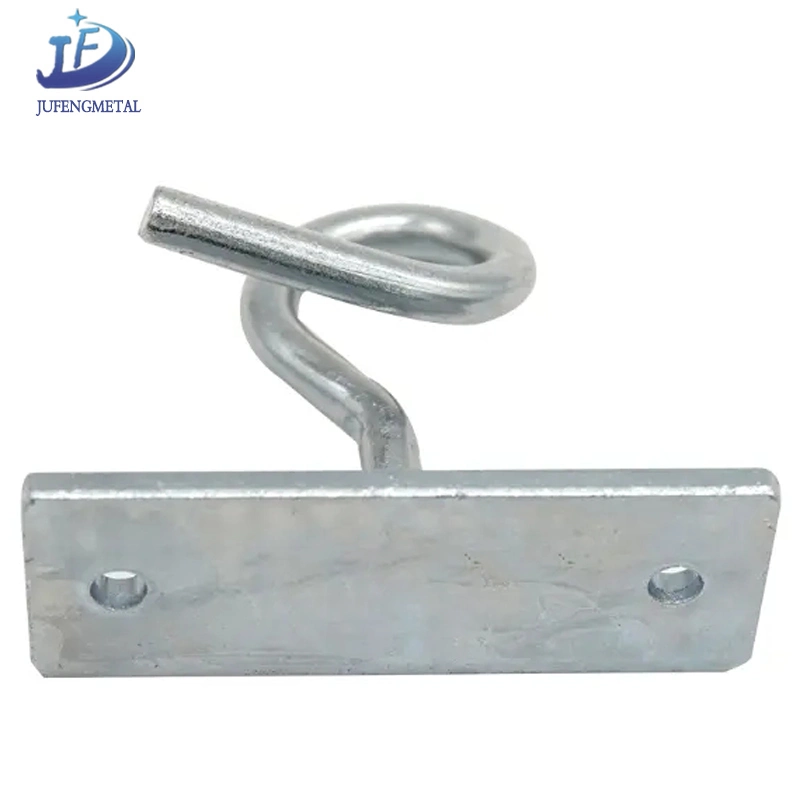 Galvanized Steel FTTH Drop Wire Pole Bracket Retractor Hook