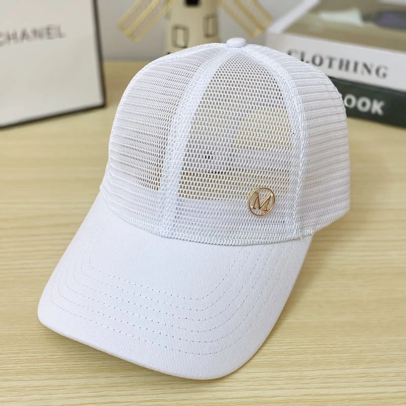 Custom Women's Man All-Mesh Leisure Baseball Cap Sun Protection Visor Golf Hat