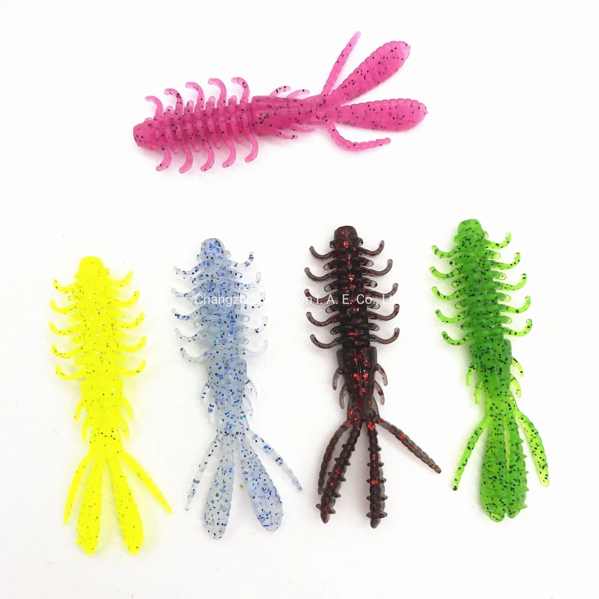 TPE Worm Shrimp Soft Bait Biodegradable Floating Bass Fishing Lures