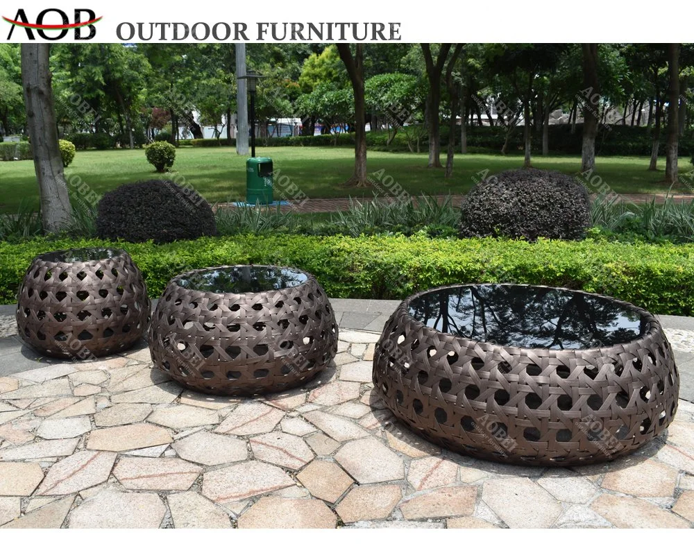 Outdoor Modern Garden Patio Home Hotel Rattan Wicker Leisure Sofa Set Furniture