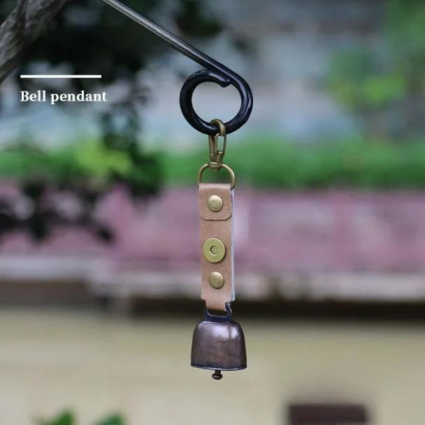 Outdoor Ornament Hook Design Camping Accessories Metal Bell Pendant