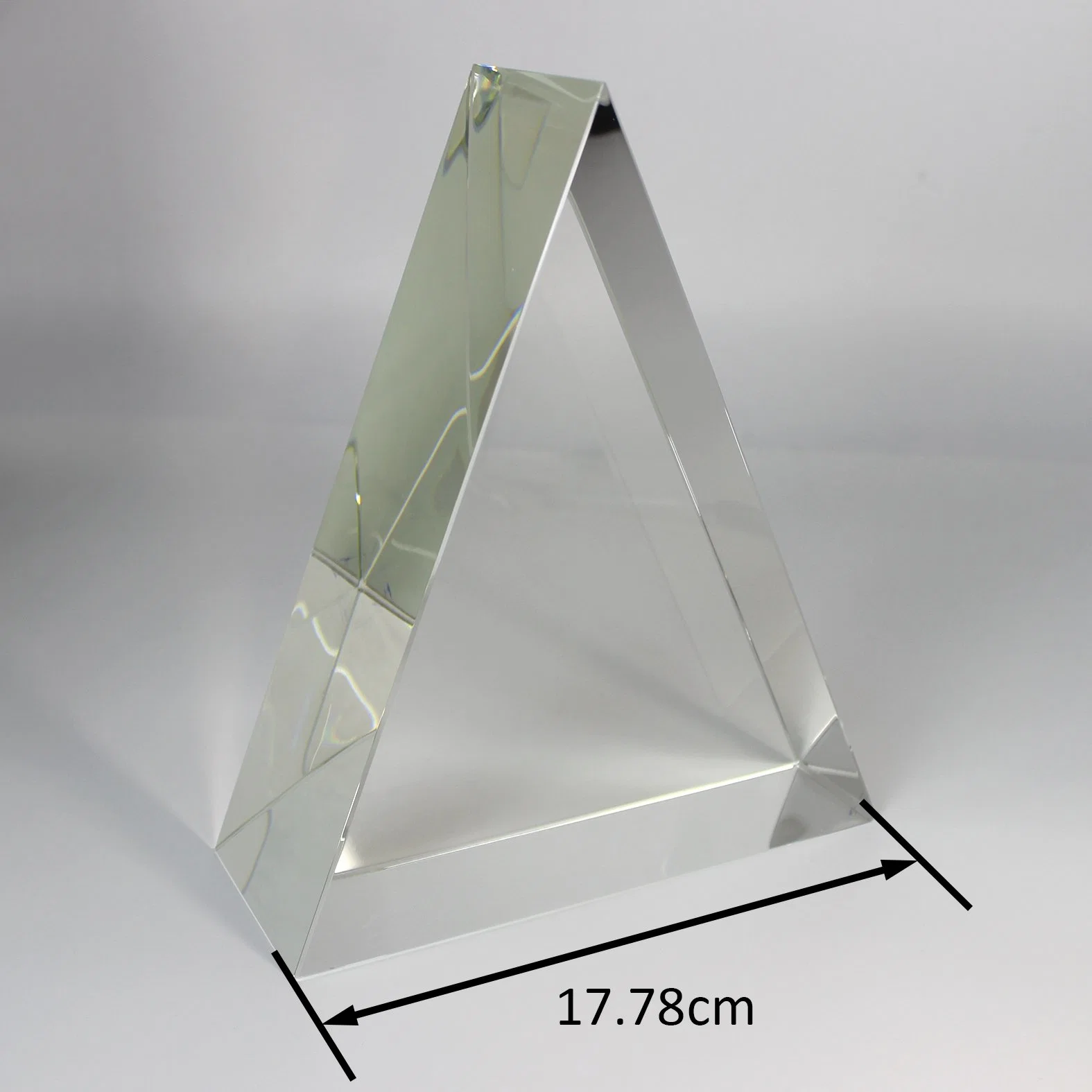 Newest High Quality K9 Crystal Glass Triangular Prism