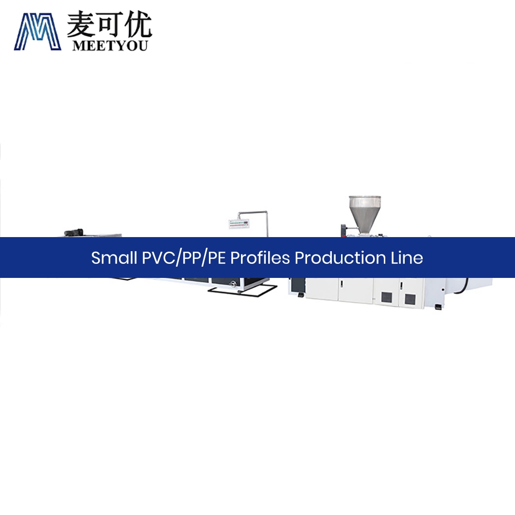 Meetyou Machinery Industrial Line Custom China PVC PP PE WPC PC CE Certification Plastic Profile Extrusion Line Manufacturers Configuration Screw Drive