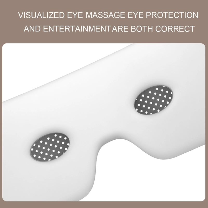 3D portable Warm Care Vibration Beauty Device Electric Heated Eye Massager with Heat Compression