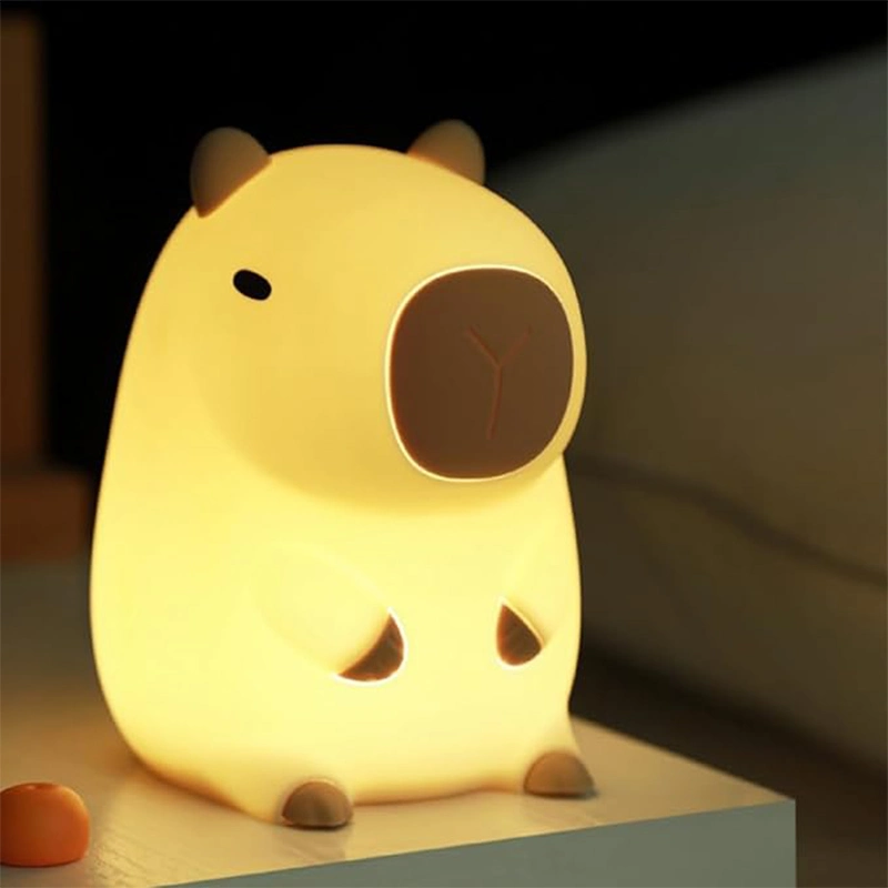Customized Capybara Night Light Capybara Tap Tap LED Night Lamp Animal Lamp