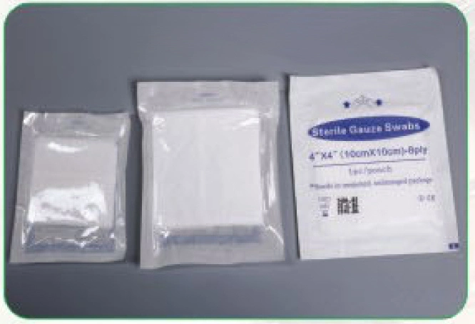 100% Cotton Gauze Swab (Sterile Available) Medical Disposable Consumables Size 3X3