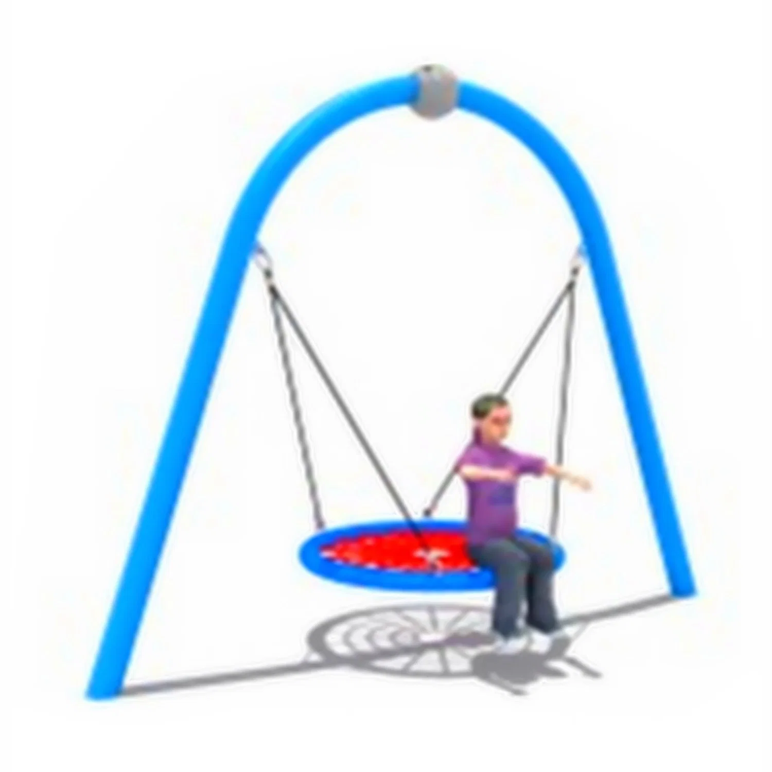 Community Outdoor Playground Kids Hanging Chair Swing Set