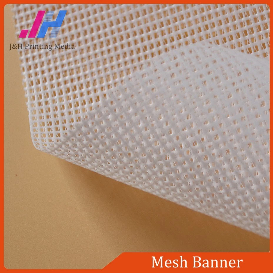 Good Physical Strength White PVC Premium Mesh Flex Banner