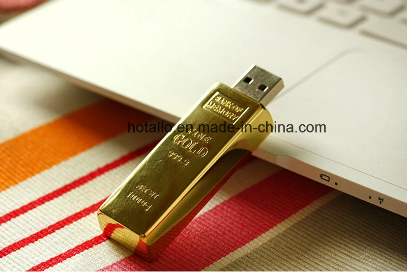 Special Shape Gold Bar USB Flash Memory