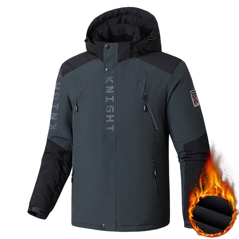 High quality/High cost performance  Winter Padded Down Jacket with Hood for Men Plus Size