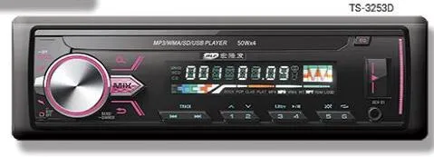 Una buena calidad desmontable DIN coche reproductor de MP3 con pantalla LCD/Aux/USB/SD