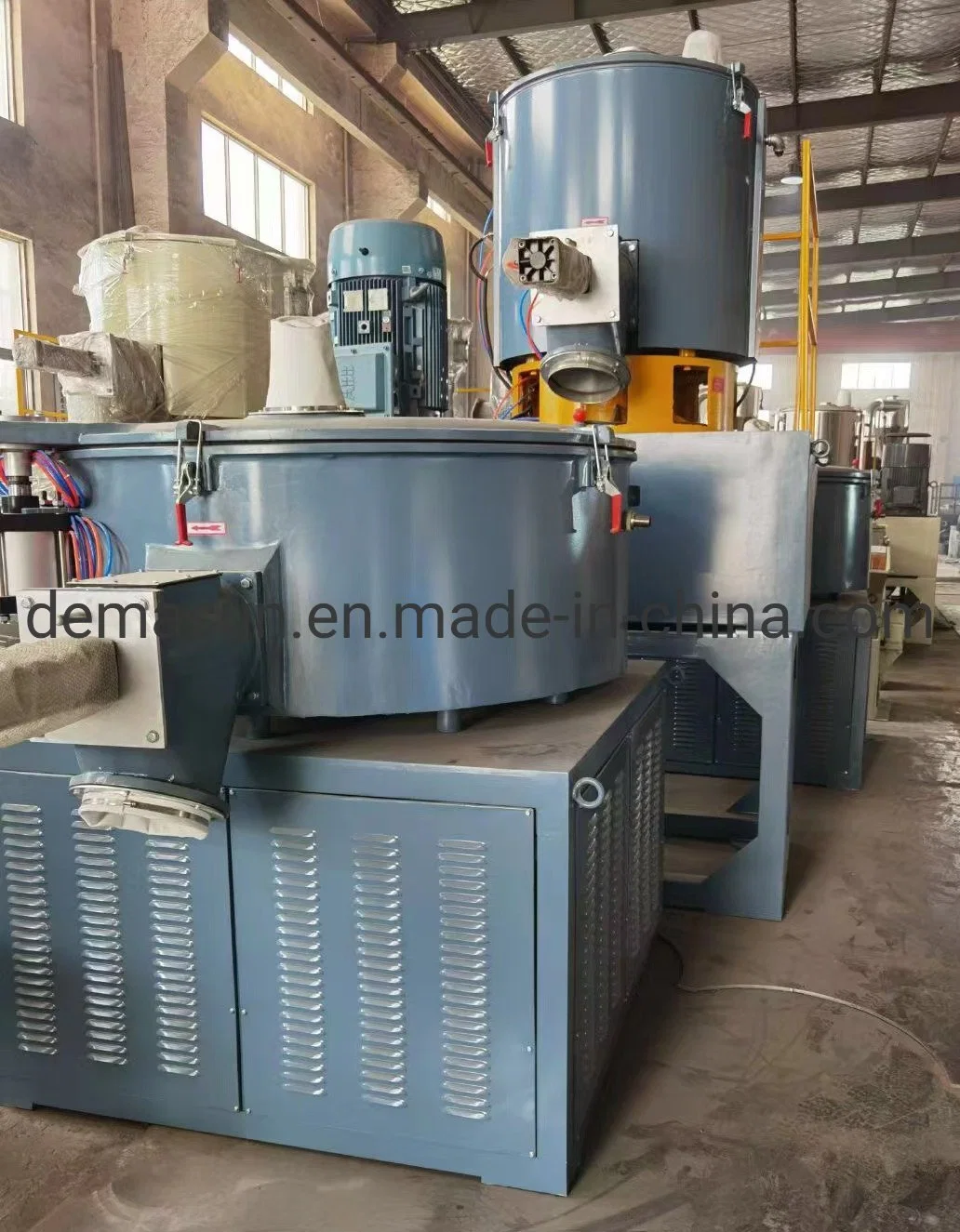 Plastic Raw Materia Mixer Vertical Mixer Powder Mixer Plastic Pipe Line Mixing Machine Stainless Steel Blender CPVC Pipe Machine High Speed Plastic Mixer