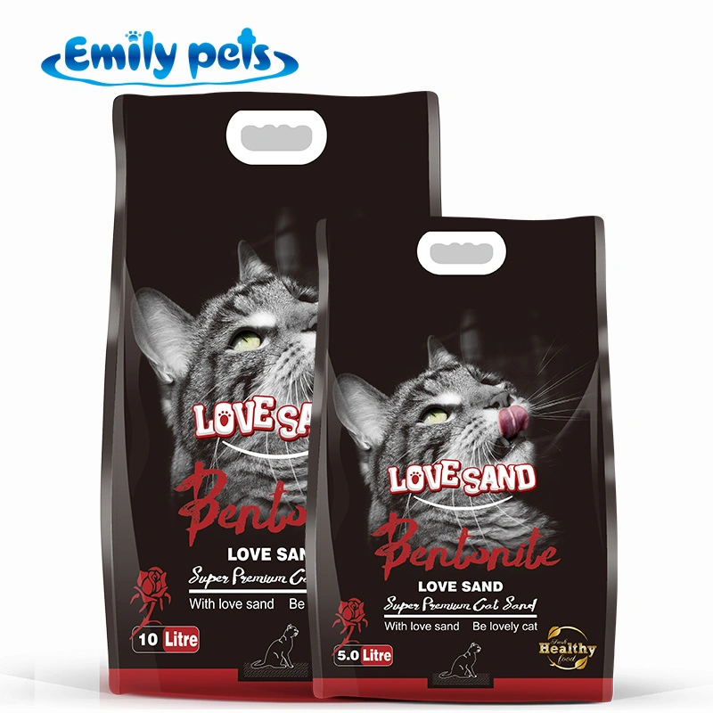 Love Sand High-Quality Scented Best Non-Tracking Bulk Emily Pets Bentonite Cat Litter