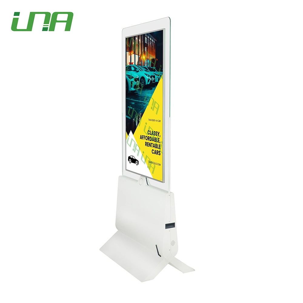 Floor Standing Double Side Glass 43inch LCD Advertising Display for Advertising