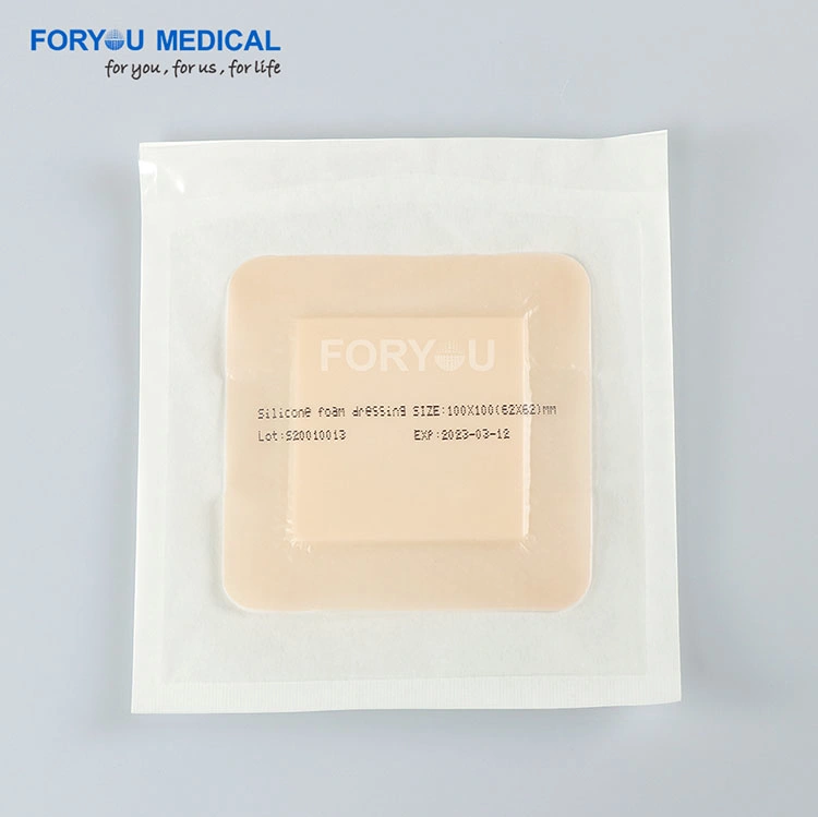 CE/ISO13485/FDA Approved Self-Adherent Silicone Foam Dressing for Sacrum Wound Care-Sfd2022