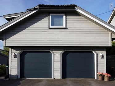 Three Layer Insulated Steel Panel Car Double Door Garage with Good Quality