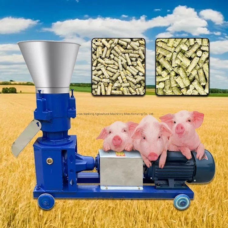 Animal and Poultry Feed Manufacturing Mill Machine Chickens Ducks Geese Food Pelletizer Mini Pellet Making Machine