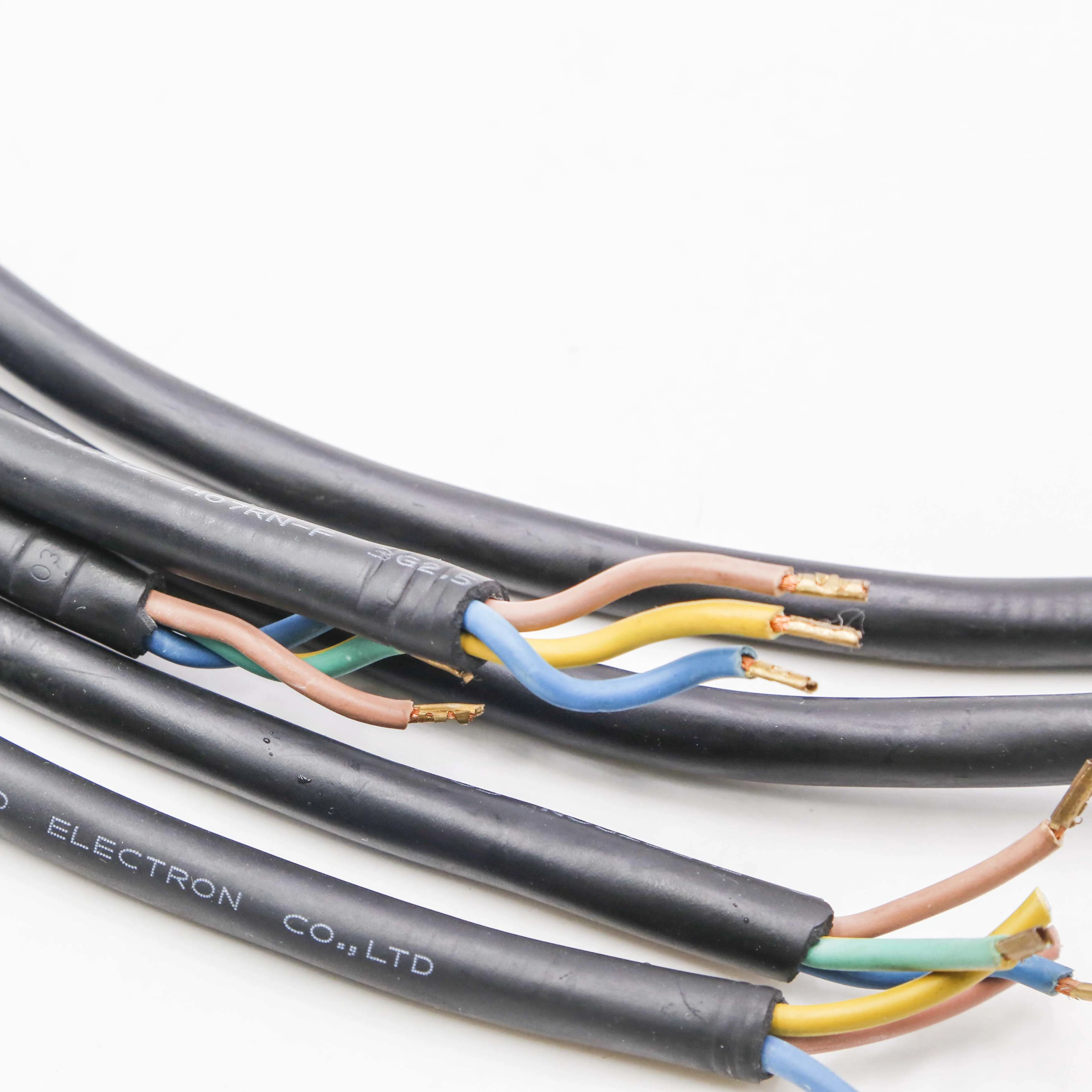 Резиновой изоляцией пламенно Гибкие кабели H05RR-F 3x1,5 VDE SAA