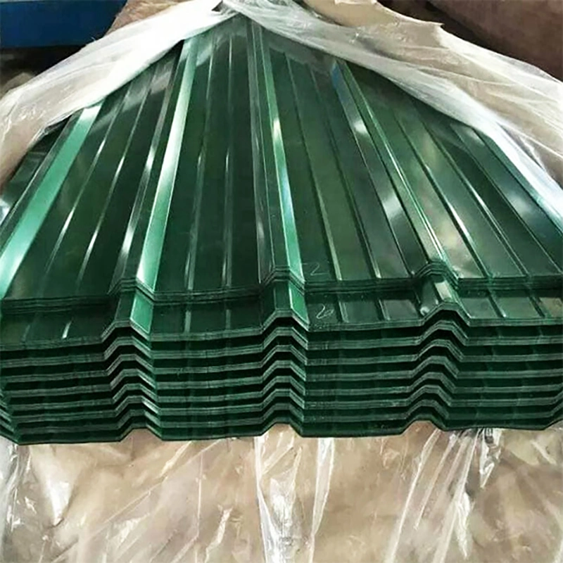 Chinese Factory Sells Color Corrugated Iron Sheet Galvanized Roofing Sheet Zinc Cheap PPGI Corrugated Steel Metal Roofing Sheet