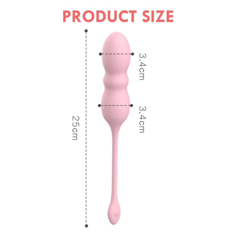 Женская мастерурбация G-Spot vagina Stimulator Носибимое вибрирование Кегель Pussy Телескопический дильдо-вибратор