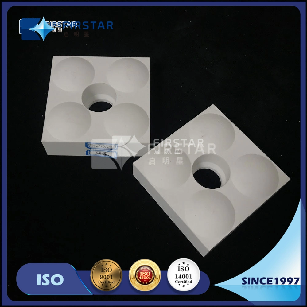 92% Alumina Weldable Mushroom Hump Wear Resistance Ceramic Lining