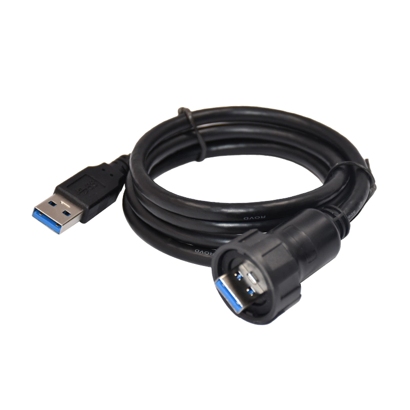 IP67 USB 3.0 2.0 Adapter Mated Male to Female Receptacles Socket