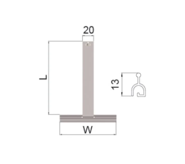 Ressort de sécurité avec profil en aluminium pour support de fixation à mini-étrier/à lattes, volet à rouleau