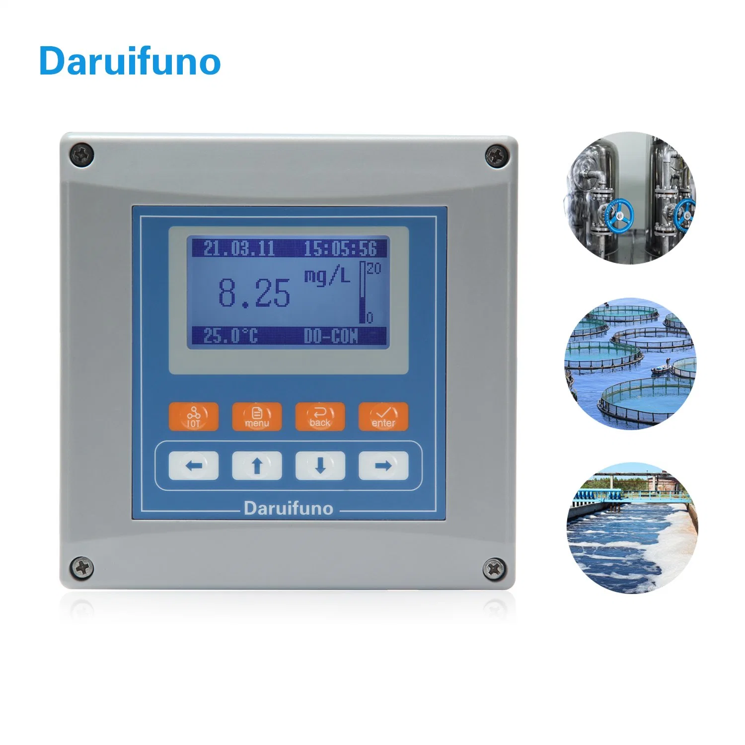 RS485 Signal Free Loss Digital pH Dissolved Oxygen Do Meter for Sea Farming and Water Treatment