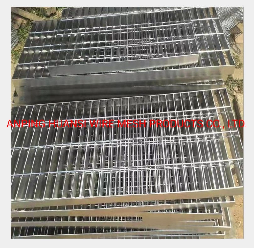 Galvanized and Stainless Steel Grating, Smooth & Serrated, as Trench Cover