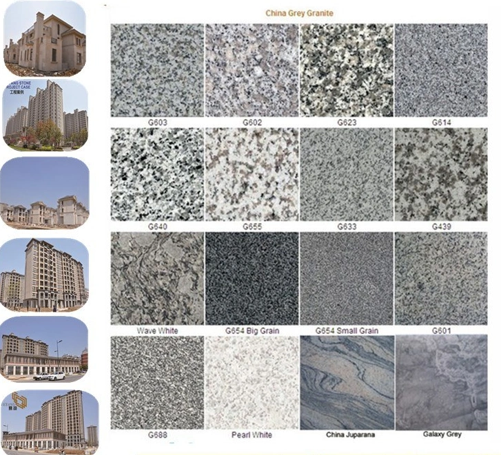 Polished/Flamed G654/G603/G682/G602 Granite for Black/Red/White/Blue/Yellow/Green/Brown Tile Countertop/Paving/Wall/Floor