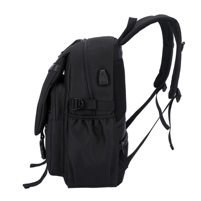 Novo Design à prova de mochila anti-roubo de Nylon viagens escolares Backpack Zipper mulheres bag bolsa notebook personalizado de carregamento USB