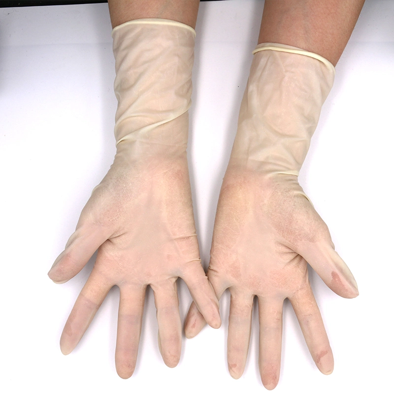 Transparent High quality/High cost performance Thicken Plastic PE Vinyl Disposable Gloves for Household Daily Usage