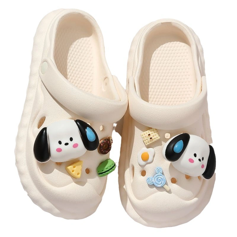 Cartoon Anti-Slip Beach Ladies Summer Sandals Hole Shoes